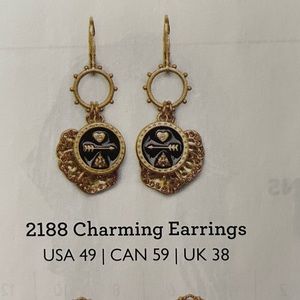 Charming earrings nwot #2188 F20